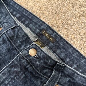 IMAN Dark Wash Bootcut Jeans Size 12